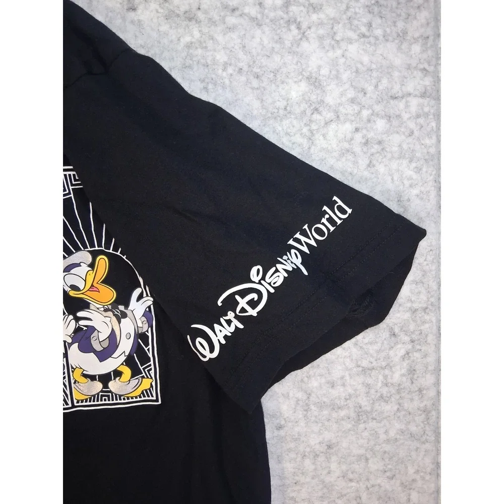 Disney 100 Walt Disney World T Shirt Large Black Mickey & Friends Graphic Tee - Picture 4 of 7
